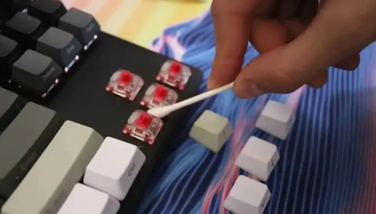 Clean the Keyboard Switches with Isopropyl Alcohol