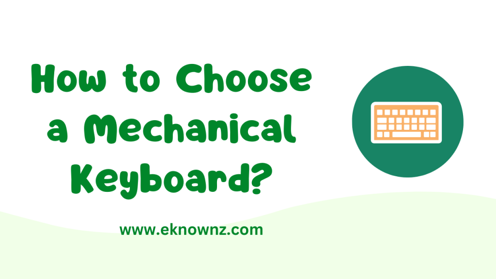 How to Choose a Mechanical Keyboard