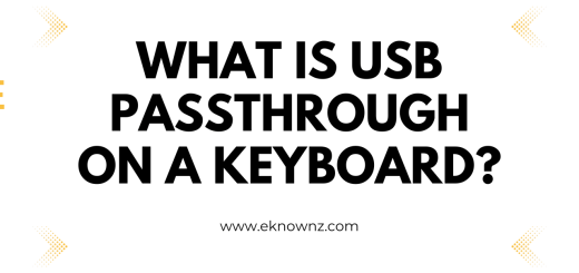 What is USB Passthrough on a Keyboard