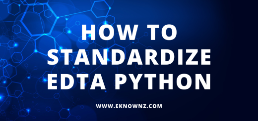 How to Standardize EDTA Python