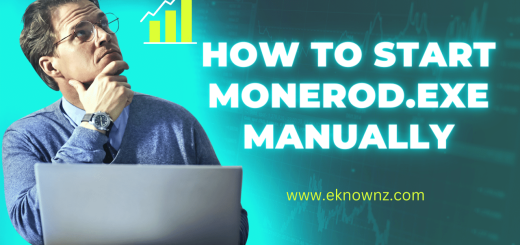 How to Start monerod.exe Manually